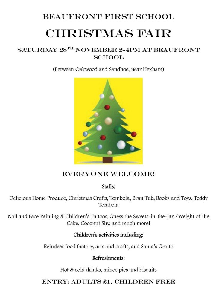 Beaufront Christmas Fair 2015