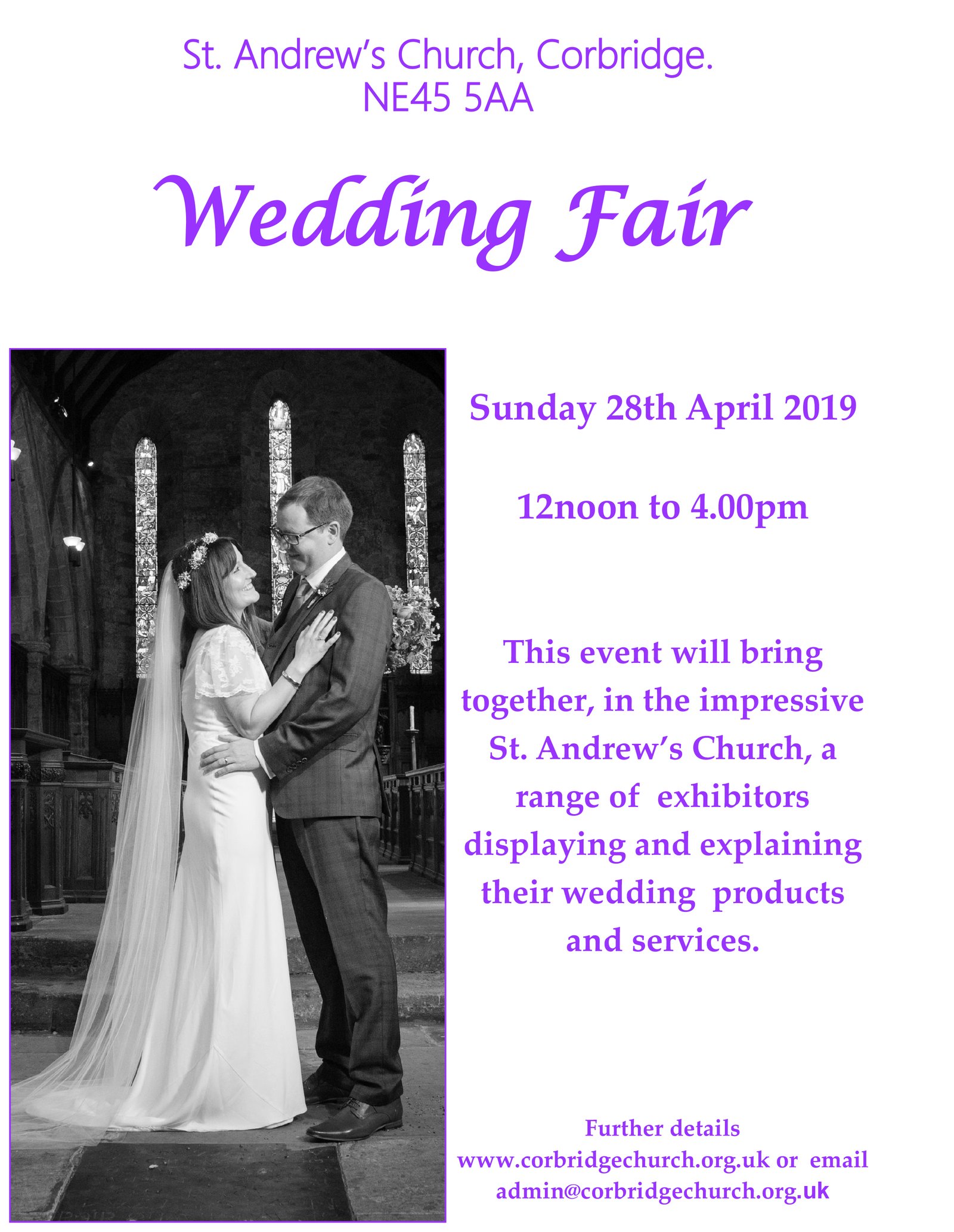 Corbridge Wedding Fair 2019