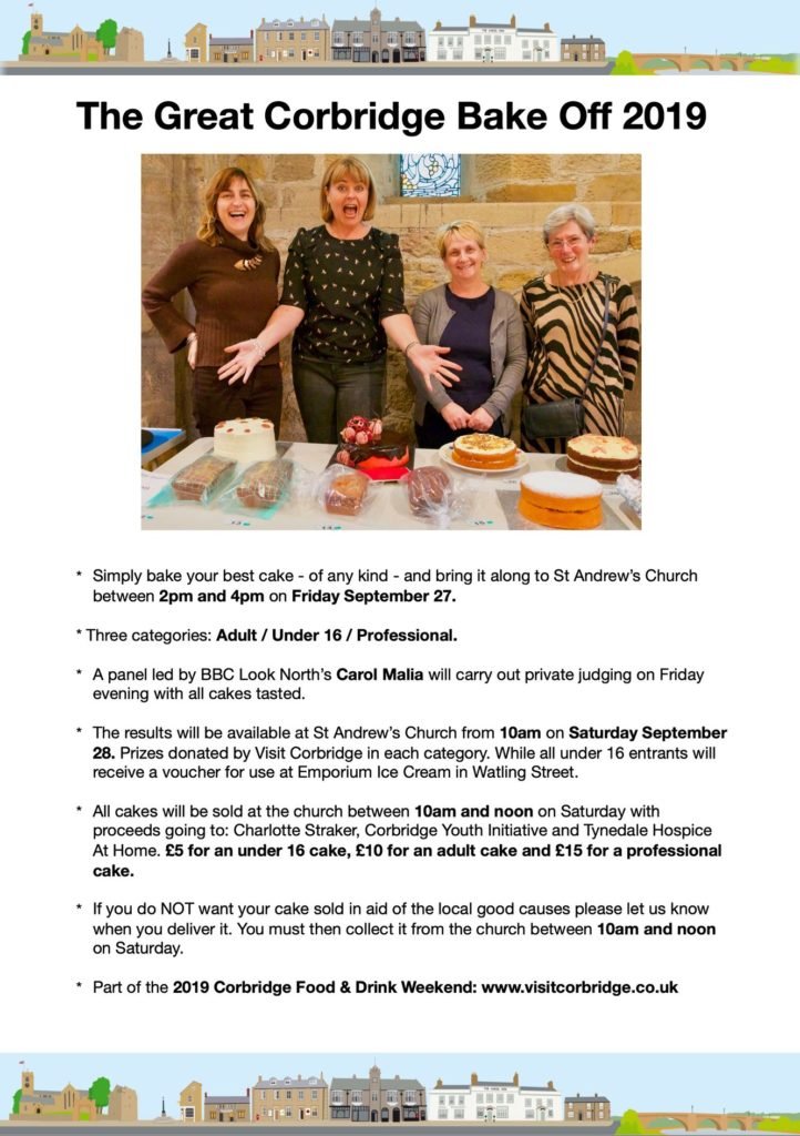 Corbridge Bake Off 2019